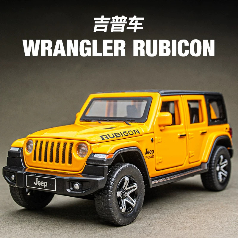 Jeep 1/32 Artificial Alloy Off-Road Vehicle Model Kidsren's Sound and Light Pull-Back Car Boy Toy Ornaments Jeep 1/32 Artificial Alloy Off-Road Vehicle Model Kidsren's Sound and Light Pull-Back Car Boy Toy Ornaments