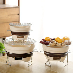 BBQ Grill, Wood-fired Tea Pot, Household Indoor Traditional Sand Stove, Charcoal Mud Stove, Outdoor Carbon Stove, Heating Fire Pit, Fireplace