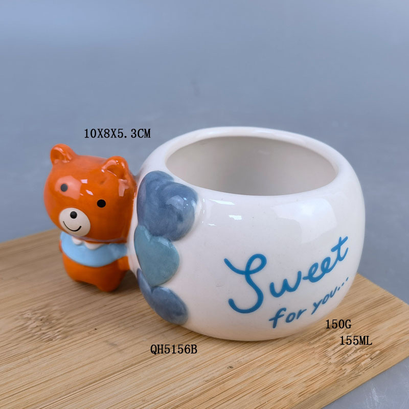 Regalo de graduación de alto valor facial lindo conejo mango mini marca taza de personalidad creativa casera taza de pareja