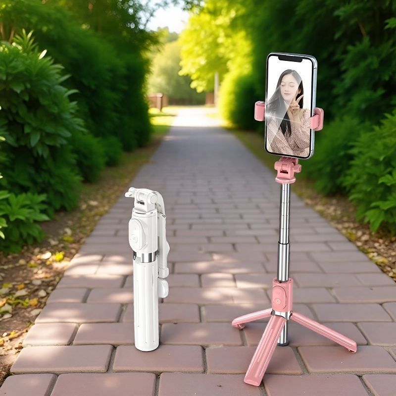 Rodas de selfie Bluetooth universales de disparo horizontal y vertical trípode rodas de selfie de control remoto soporte de teléfono móvil para fotografiar artefactos 2026 nuevo