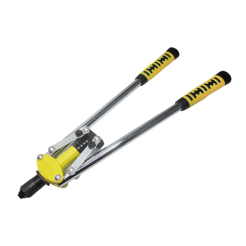 手动双把式拉铆枪铆钉机附带3个拉头拉钉枪抽芯铆钉铆固工具