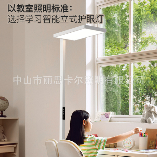 Touch floor lamp, eye protection lamp, street lamp, full spectrum LED children's learning lamp, reading lamp, office vertical desk lamp