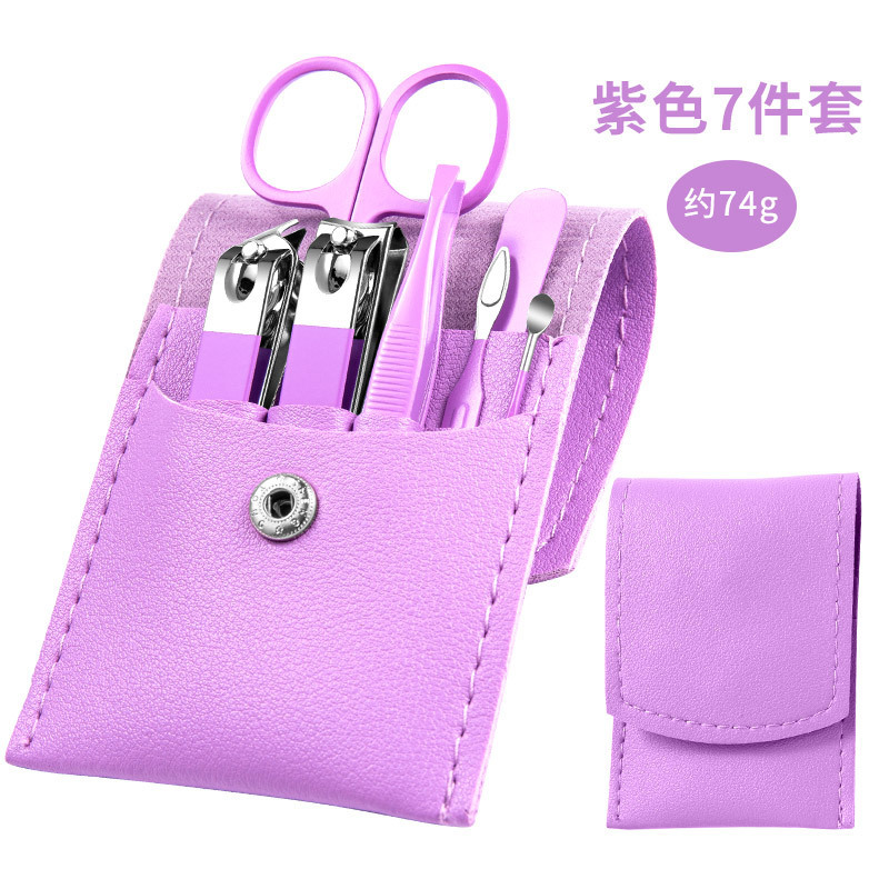 Matcha verde 16 unidades cortaúñas traje de acero inoxidable cortaúñas traje conjunto completo cortaúñas herramientas de uñas