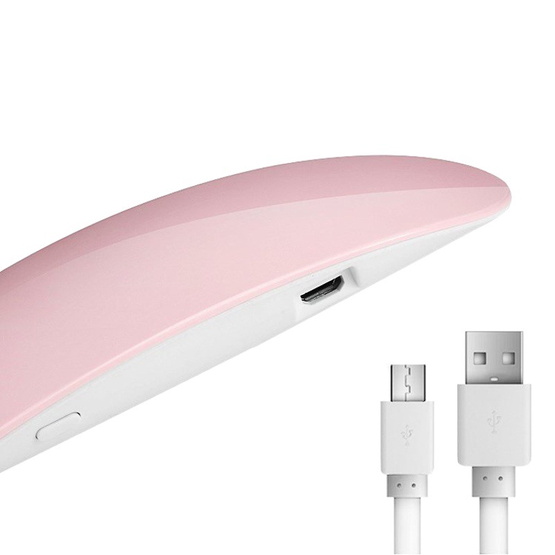 Lámpara de tira para uñas pequeña al por mayor, lámpara de curado de uñas, mini lámpara UV que no oscurece, lámpara de fototerapia portátil de mano de secado rápido