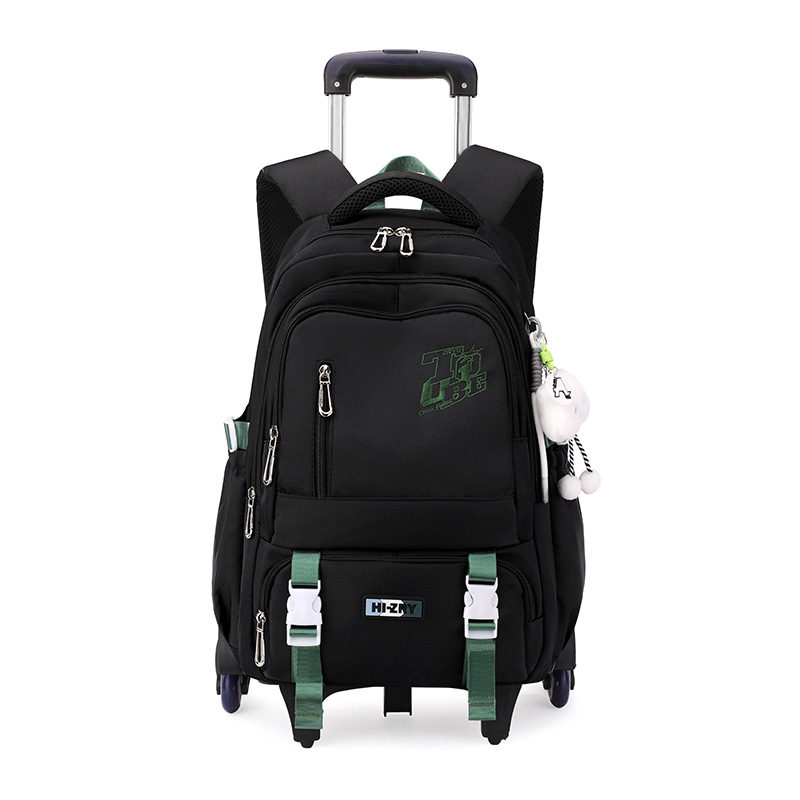 Mochila de pescado natural, mochila de 3 - 6 grados, mochila con ruedas, mochila de pescado de la escuela secundaria, mochila de la escuela secundaria