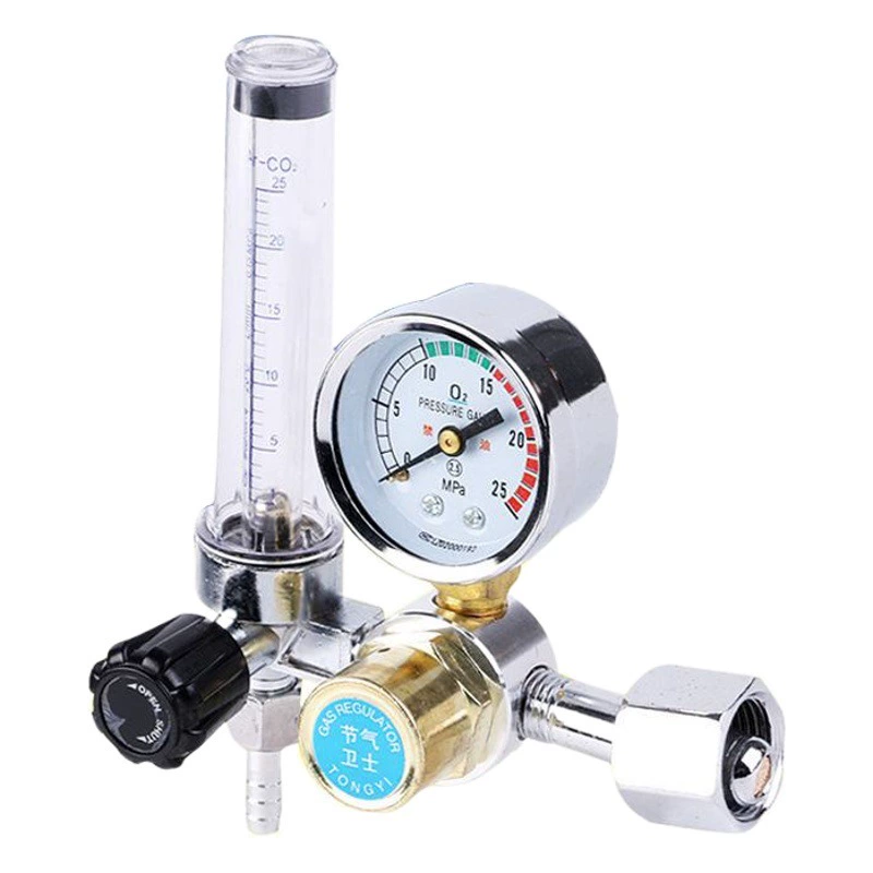 [Источник: завод] Редуктор давления аргонового газа, клапан для сброса давления газа, клапан для сброса давления в баллоне, манометр для аргонового газа, манометр для аргонодуговой сварки, высокое давление.