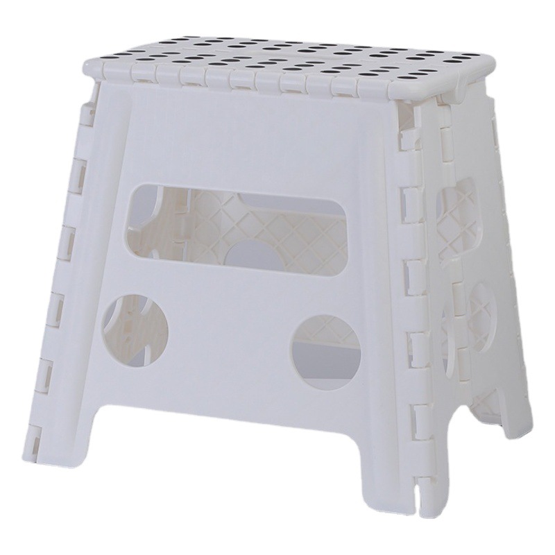 Portable Plastic Folding Stool for Outdoor Night Market, Fishing, Storage, Lightweight Portable Small Stool Wholesale