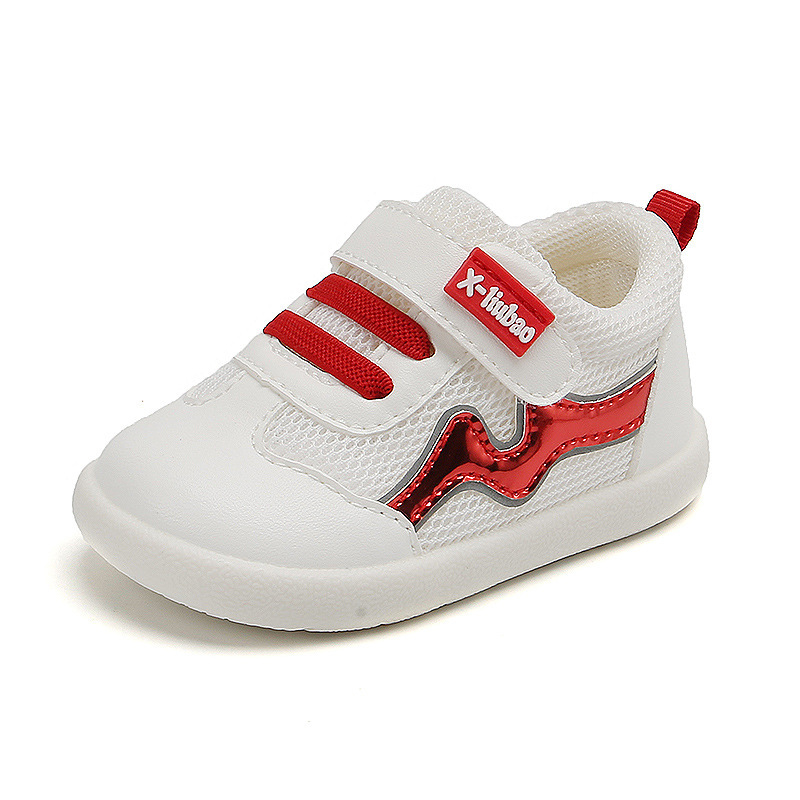 Zapatos para niños pequeños zapatos para bebés primavera y otoño 0-1-2 años de edad bebé de fondo suave transpirable niñas otoño zapatos blancos para niños