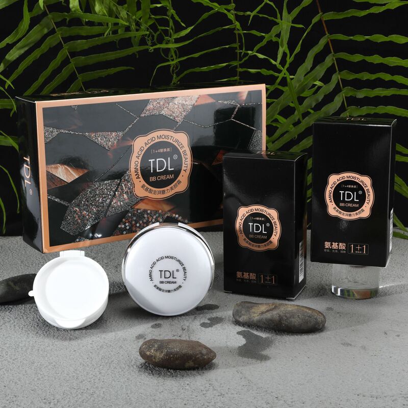 [Get 4 replacement clothes for free] TDL amino acid surging air cushion BB cream facial makeup concealer no makeup off TikTok Kuaishou