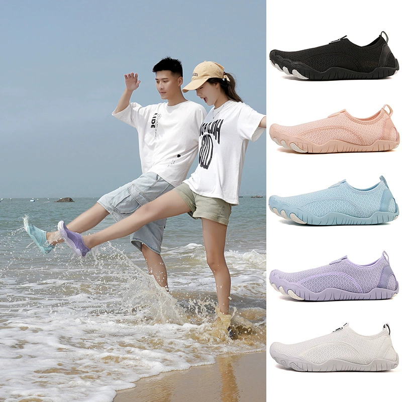 Спортивная обувь нескользящая быстросохнящая трансграничная AliExpress 2025 новый мужской и женский фитнес на открытом воздухе Пляжная обувь для плавания