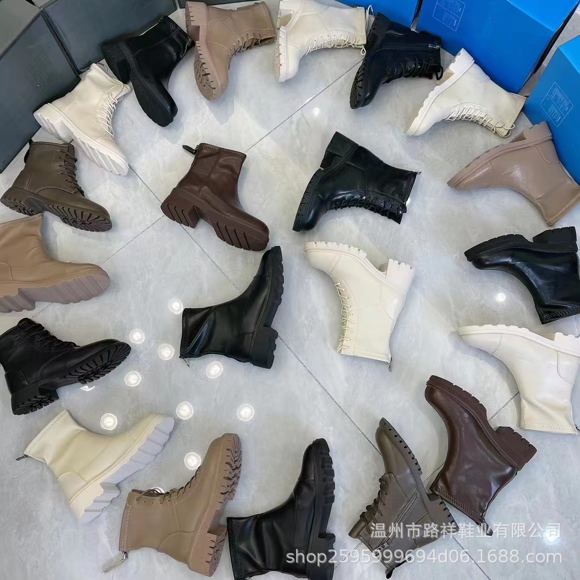 Winter women's insulated fashionable low boots