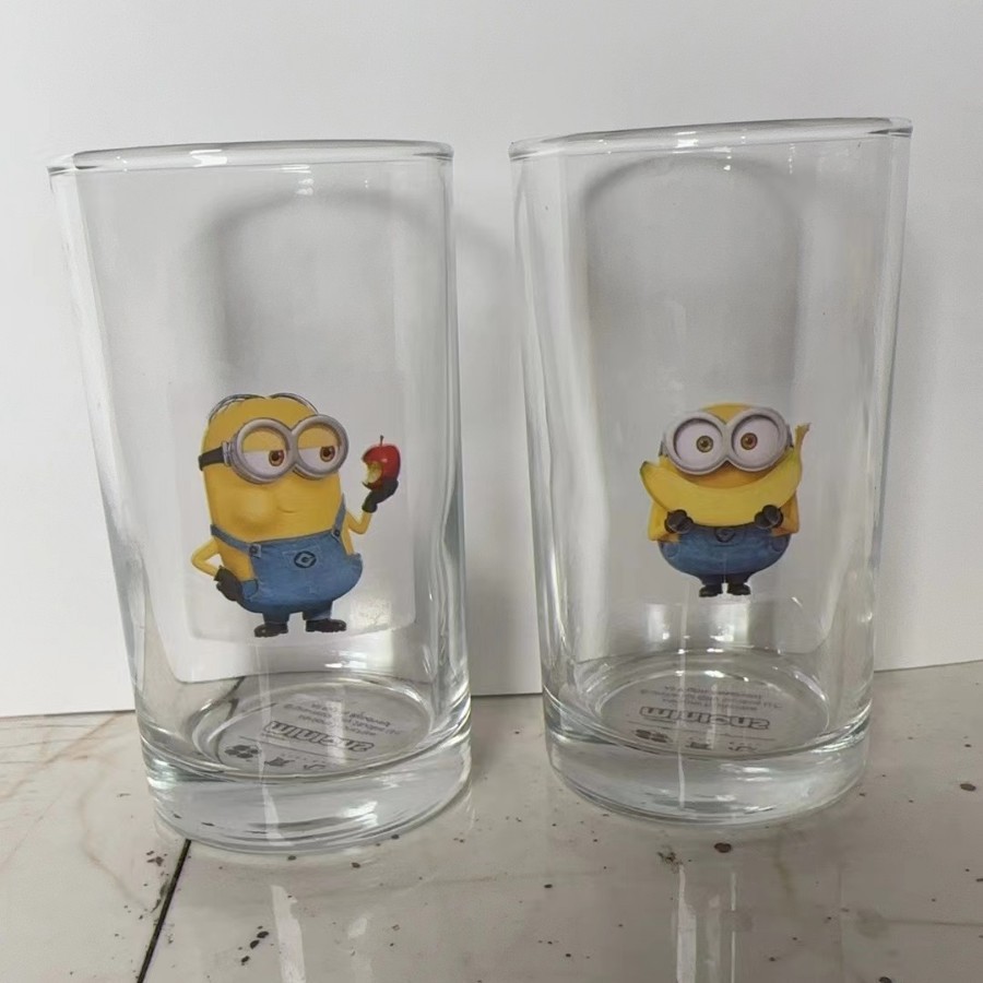 Tazas de cristal de hotel de vidrio enjuague bucal creativo simple taza de agua de vidrio resistente al calor taza de té taza de jugo