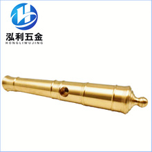 CNC数控车床加工仿古船型炮筒工艺品配件非标工艺品零部件制造