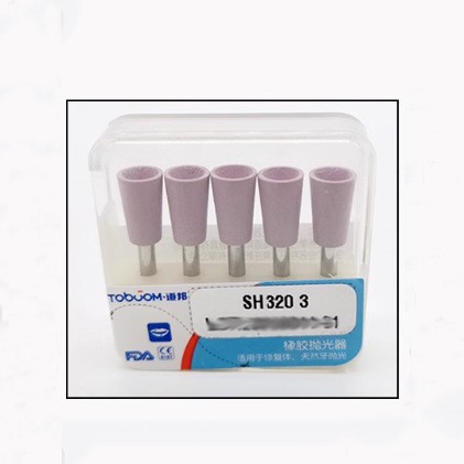 Dental Daobang Pulidora de caucho Cabeza de pulido de resina Pulidora de resina dental de porcelana 5 piezas/caja image 13