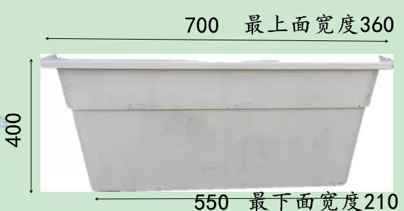 厂家定制户外高架桥长方形玻璃钢花盆景观花箱市政花盅市政绿化