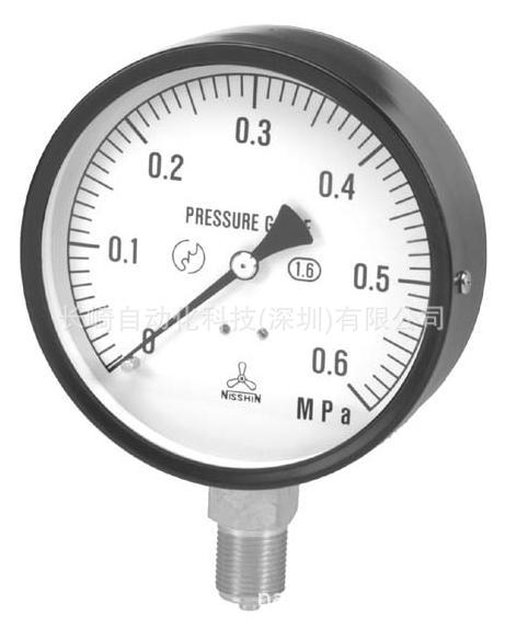 日本Nisshin压力表60DRO-P02N G1/4 1MPa议价