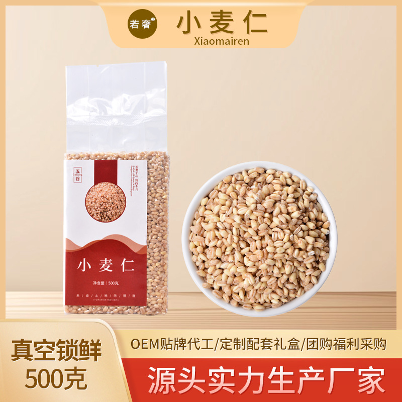 New harvest fresh wheat kernels millet's processed peeled wheat grains grain杂粮 wheat kernels