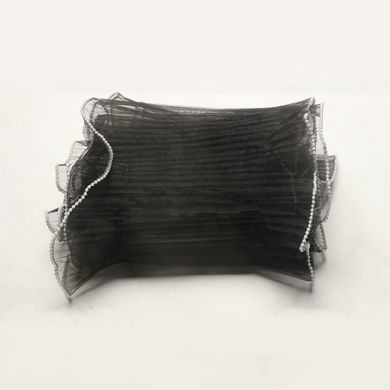 Hilo de aerosol de perlas de estilo coreano plisado hilo de perlas DIY bolsa de hilo de flores forro de hilo de malla de flores materiales de embalaje al por mayor