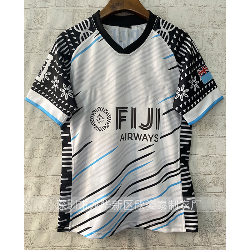 斐济橄榄球衣2025斐济7人制主客场橄榄球服 seven r
