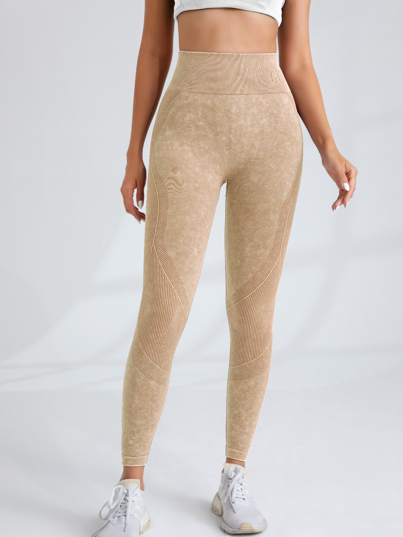 Vacation Sport Style Solid Color Nylon Spandex Active Bottoms Leggings display picture 5