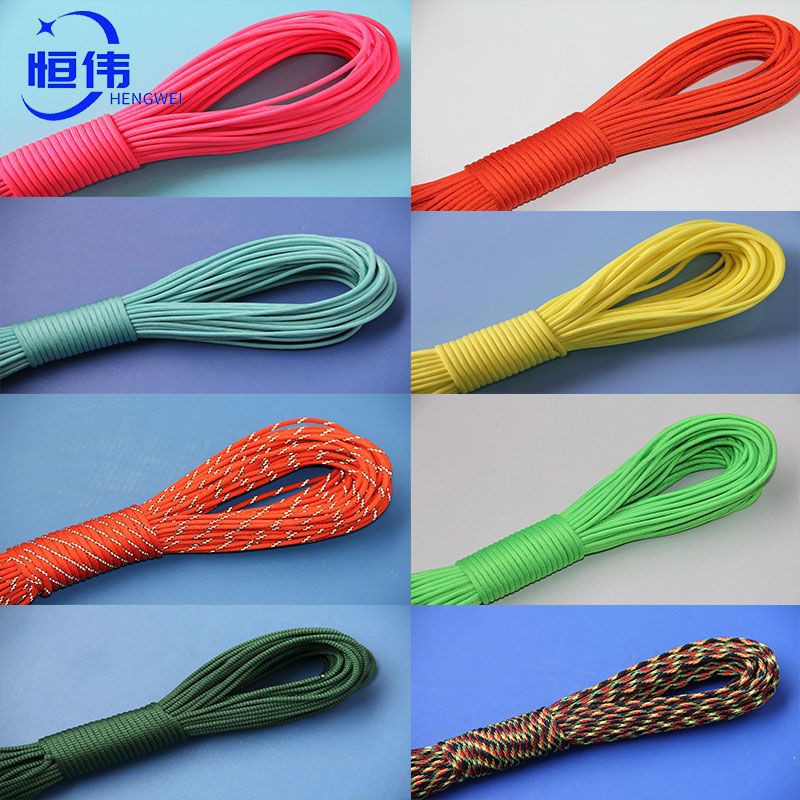 源厂供应夜光反光绳 反光伞绳 帐篷夜光防风拉绳 夜光辅助绳
