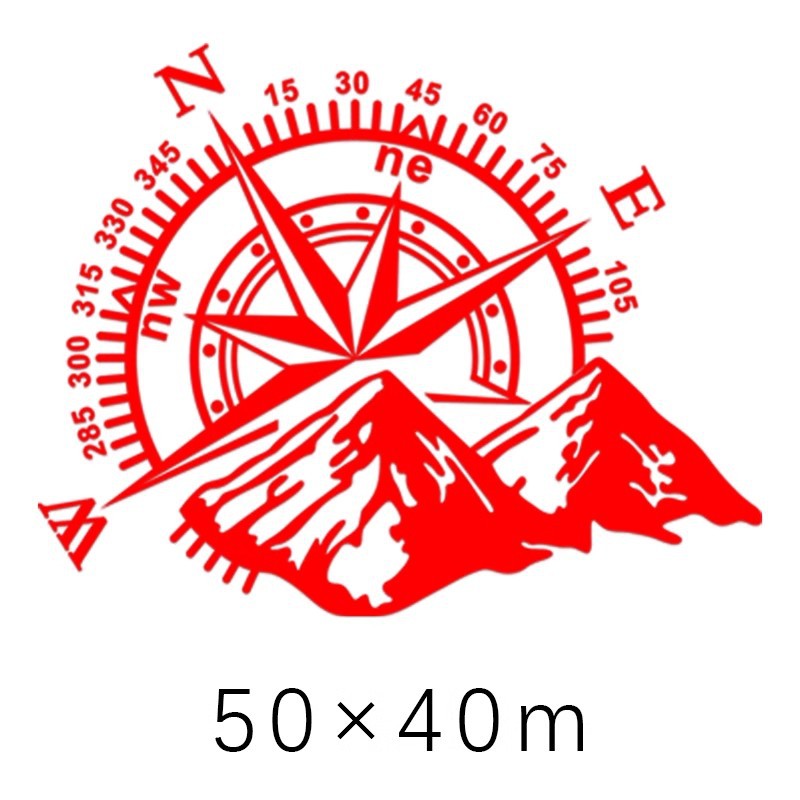 Красный, 50×40см