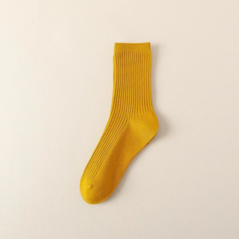 Antibacterial summer cute knee socks, mid-length