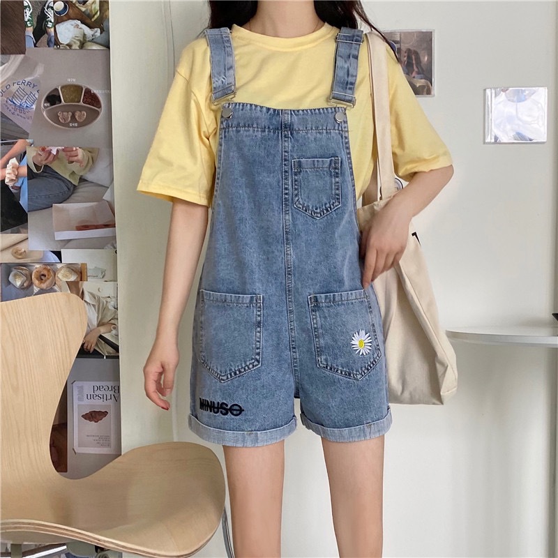 Summer denim overall