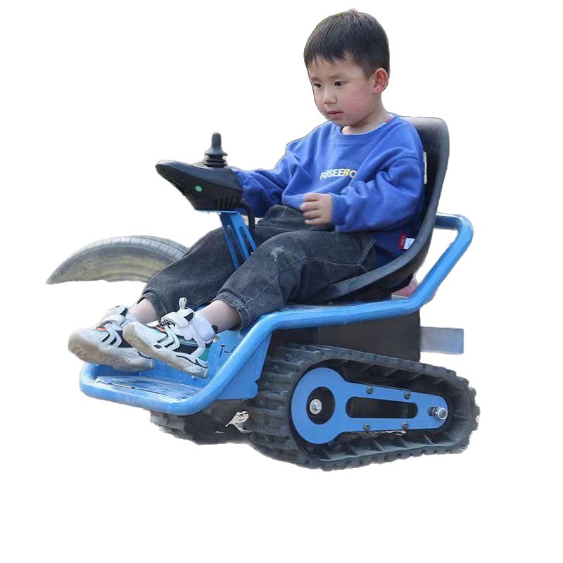 Mini Tanque Eléctrico Infantil de Orugas de Hierro y Plástico para Parques al Aire Libre image 6