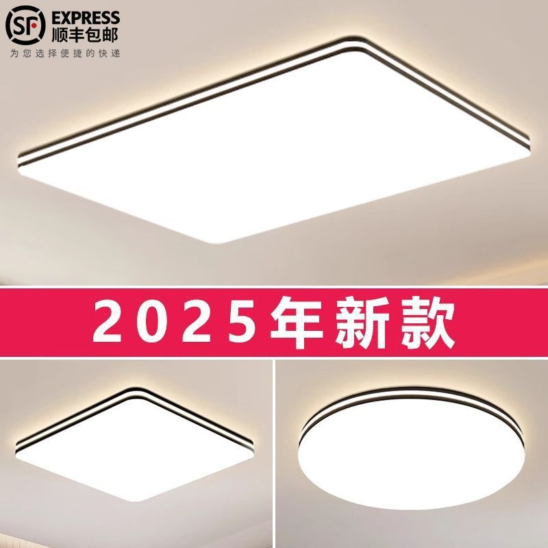 2025新款护眼全光谱LED吸顶灯卧室客厅现代简约RG1防蓝光厂家
