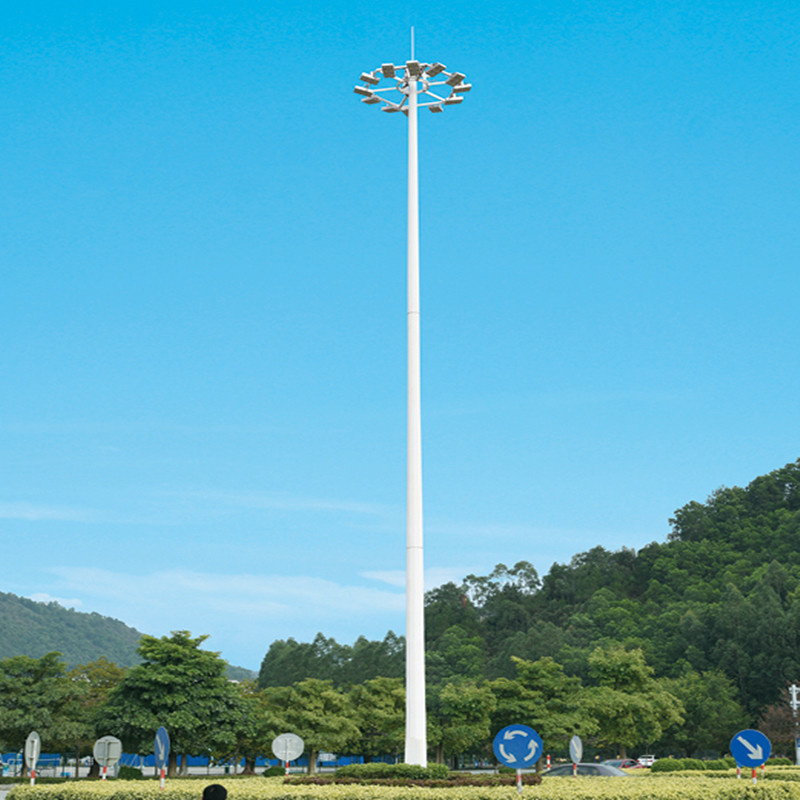 双头高杆球场灯6米8米杆篮球场羽毛球广场街道小区停车场中杆灯