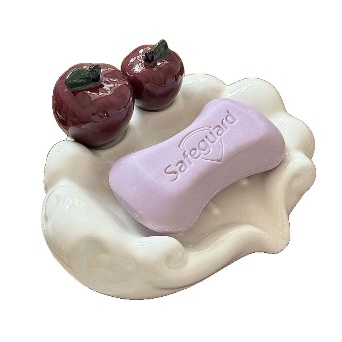 High quality ceramic soap holder, hygienic drying rack, light luxury style
