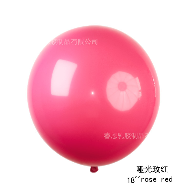 Globo mate de 5 pulgadas de 10 pulgadas de 12 pulgadas de 18 pulgadas decoración de la fiesta de cumpleaños diseño de la sala de bodas globo redondo de látex