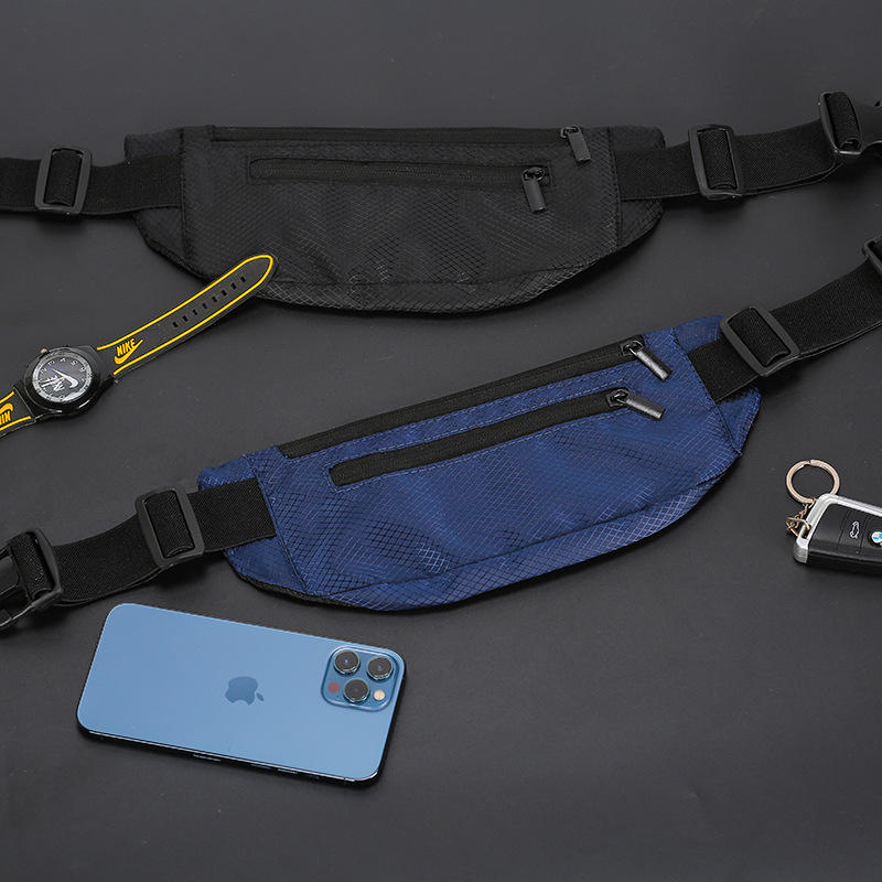 New large capacity outdoor fitness mobile phone bag mini close-fitting Marathon Sports waist bag storage bag wholesale
