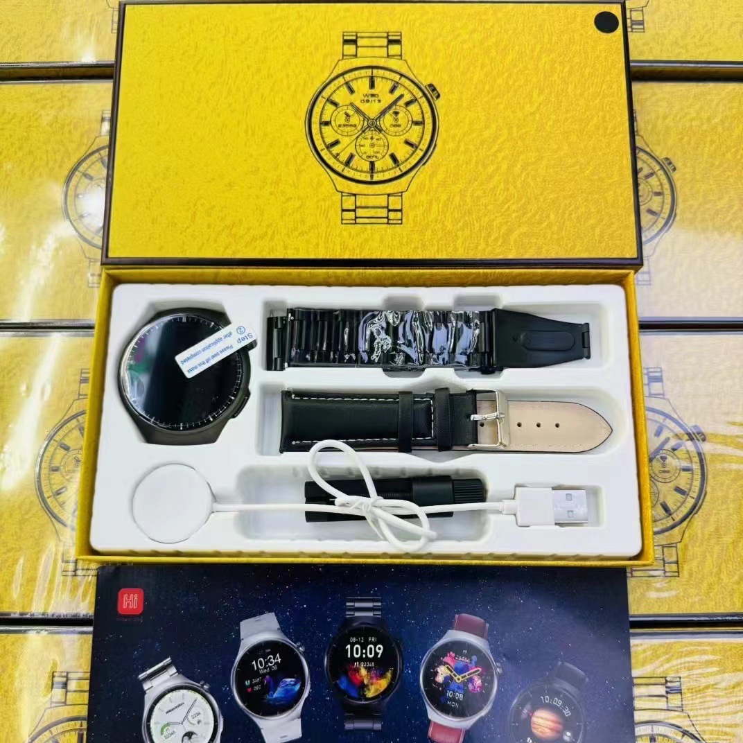 Huaqiang BeiWatch4 Pro reloj inteligente pantalla redonda HD pantalla grande hombre multifunción reloj inteligente explosivo transfronterizo