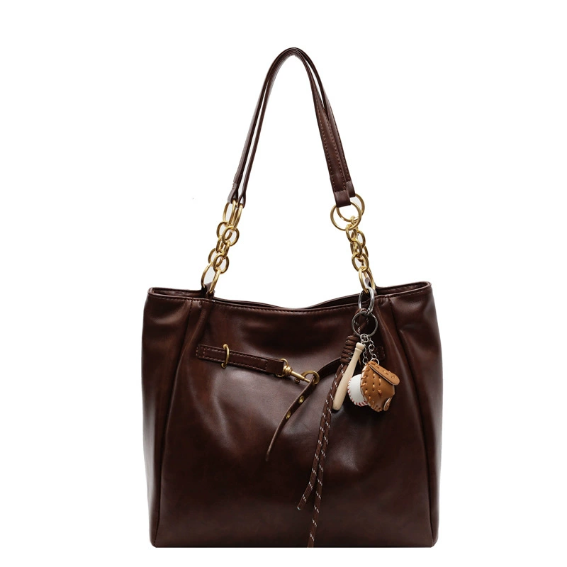Capacious shoulder bag, autumn universal backpack for leisure
