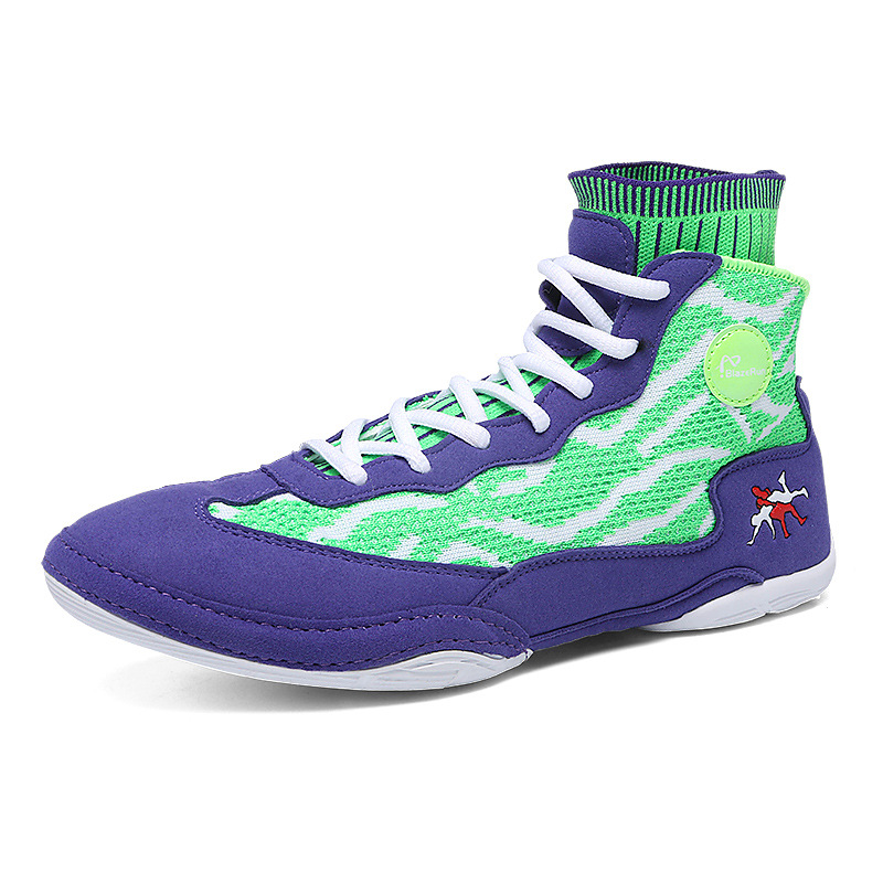 Zapatos de lucha profesional, zapatos de boxeo transfronterizos clásicos, zapatos Sanda, zapatos de lucha, zapatos de lucha, zapatos de entrenamiento de boxeo para hombres y mujeres