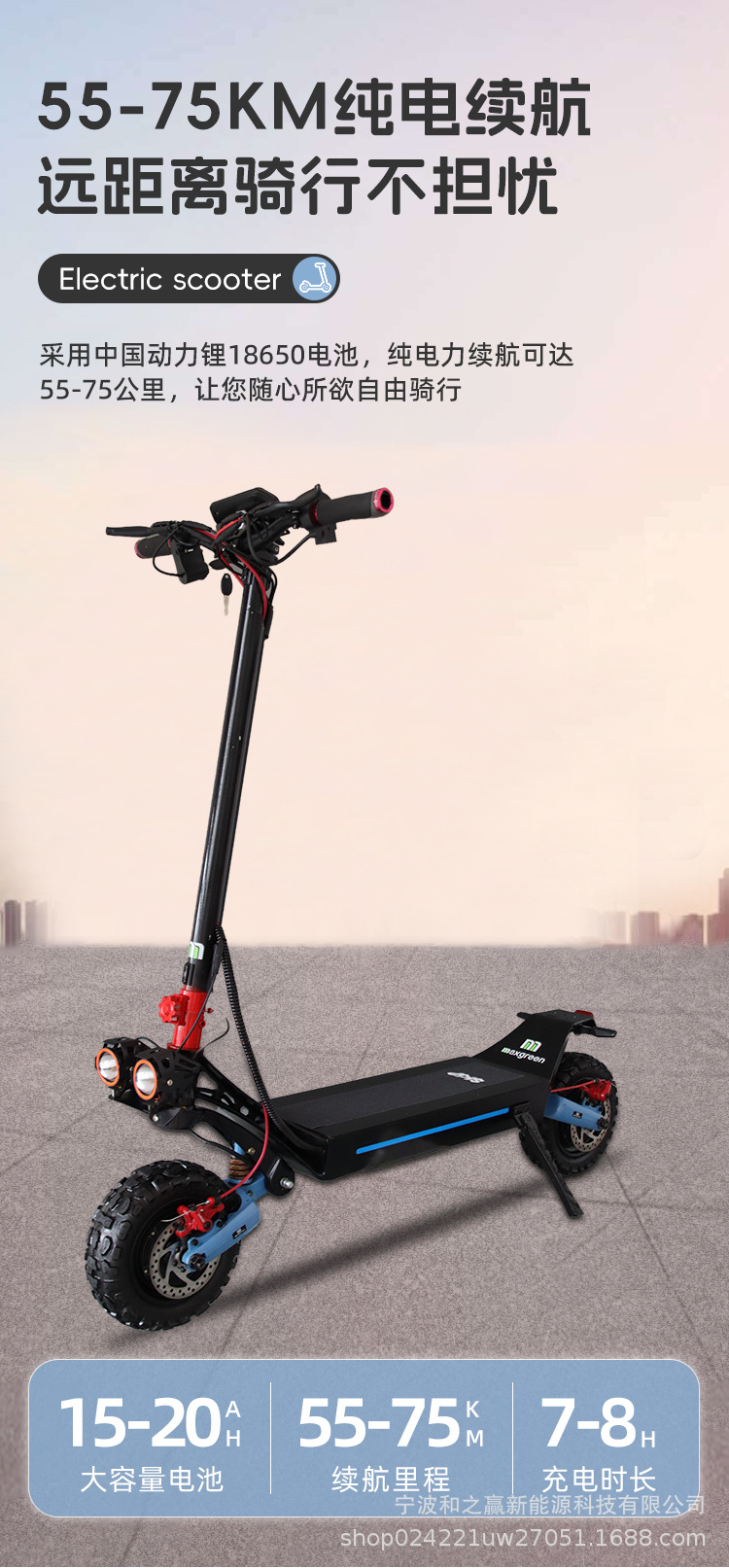 Factory Outlet 10inch High Speed High Power Foldable Electric Scooter