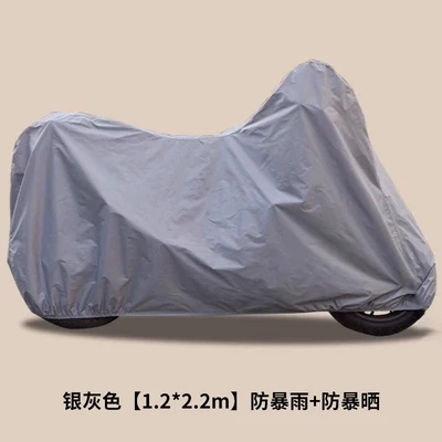 Car clothing Cover, Sun Protection, Universal Motorcycle Battery - regular-large-size-upgraded-and-thickened-silver-gray-l222m-anti-heavy-rain-and-anti-sun-exposure
