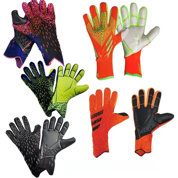 Factory Direct Sales Professional Goalkeeper Football Gloves for Adults Goalkeeper Falcon Children's Competition Non-Slip Wear-Resistant Breathable