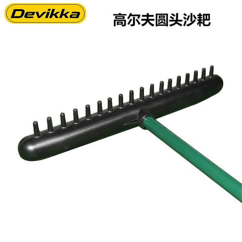 Campo de Golf Rake arena nivelador de pozo de arena de una sola cara de aleación de aluminio de doble cara Rake arena Rake Fairway plástico suministros de golf