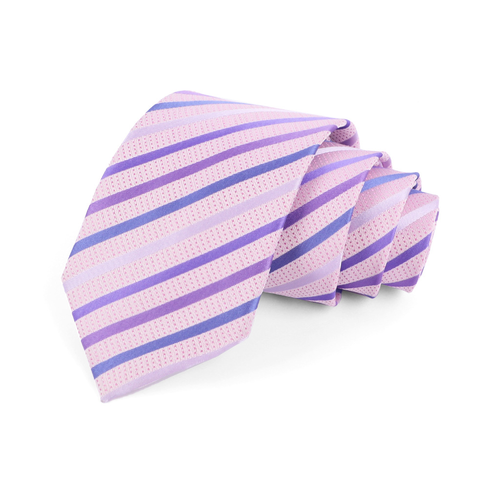 Corbata de hombre 8cm para hombre, bordado jacquard de alta calidad para hombre, corbata de negocios, corbata de seda de poliéster, fábrica al por mayor