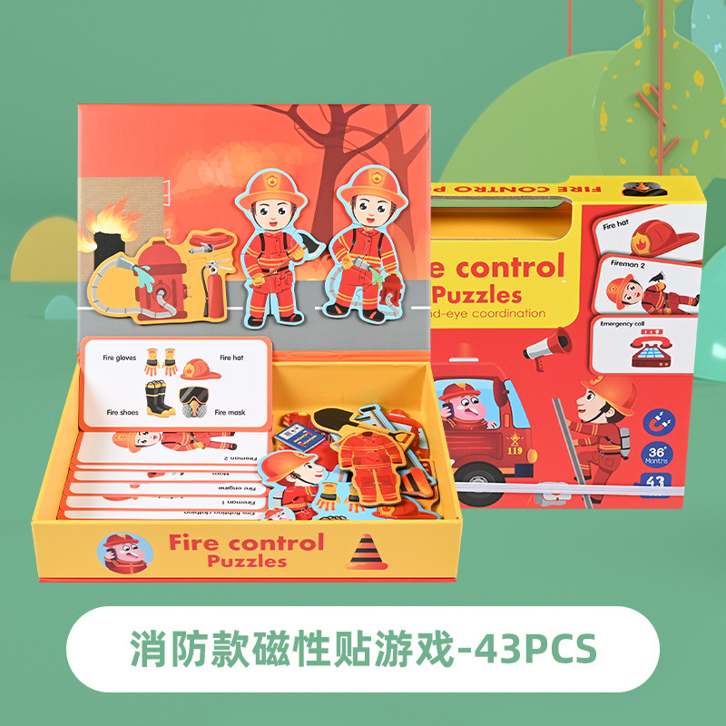 Puzzle interesante multi-tema tráfico de animales espacio escena de incendio Jigsaw Jigsaw