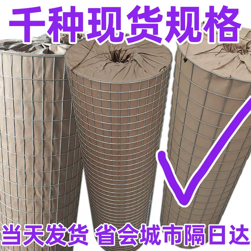 热镀锌电焊网卷围栏3cm防锈养殖铁网钢丝网金属方眼焊接铁丝网