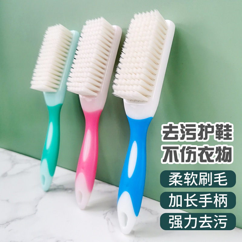 mango de silicona cepillo de zapatos de lana suave material nano blanco lavado de zapatos doméstico artefacto de desincrustación no daña zapatos limpieza profunda