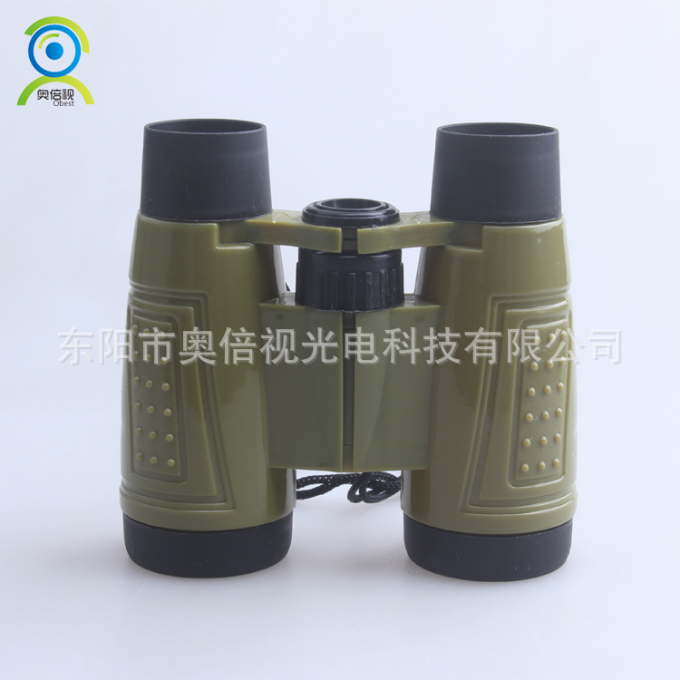 6x30双筒玩具望远镜 儿童户外塑料玩具礼物手持式双目望远镜