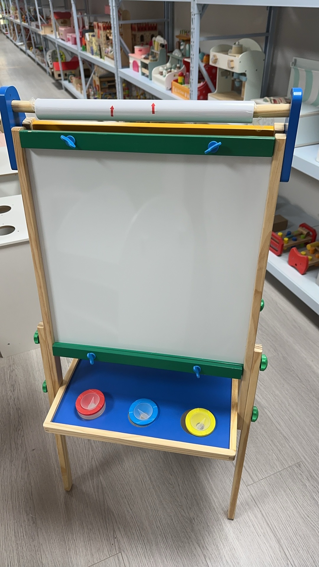 Fábrica directa de juguetes de puzzle niños tablero de madera tablero de pintura estante tablero de cálculo elevación tablero de aprendizaje magnético tablero blanco