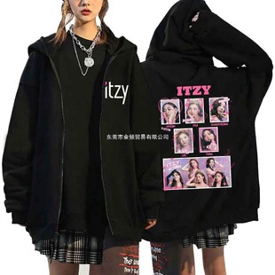 Kpop Itzy�r����Ů����l���\����ԭ���ﶬ�L����ë����Y2k��朊A