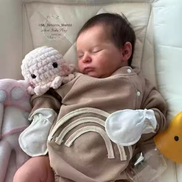 Muñeca de Bebé de Simulación 20 pulgadas Esmalte para Niños