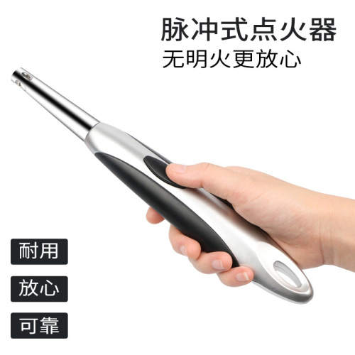 Kitchen pulse igniter gas stove lighter long handle ignition gun stick artifact gun type electronic igniter